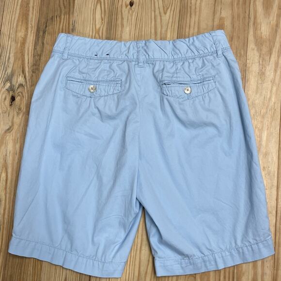 Intro by Jonathan Ross Women's Regular Fit Stretch Chino Short Blue Sz 4P - Picture 2 of 5